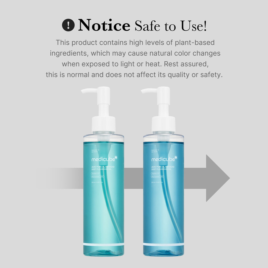 medicube zero pore blackhead deep cleansing oil