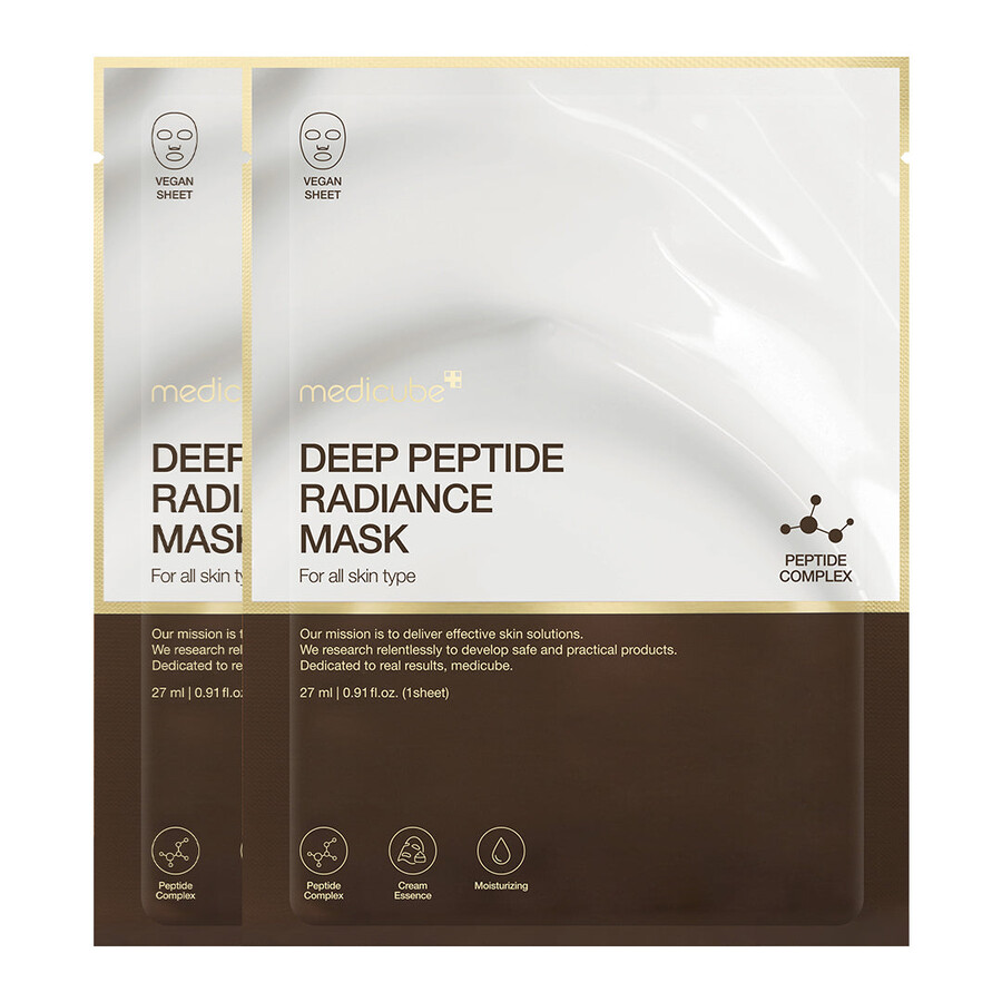 medicube deep peptide radiance mask