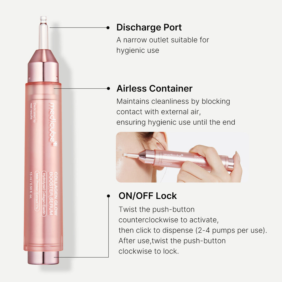 medicube collagen mleczne serum wzmacniające blask