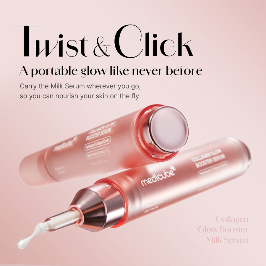 medicube collagen mleczne serum wzmacniające blask