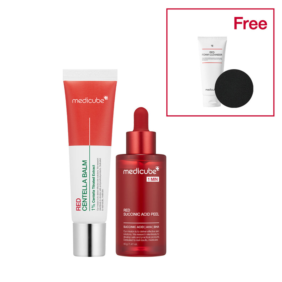 medicube 21 red succinic acid cleansing booster serum
