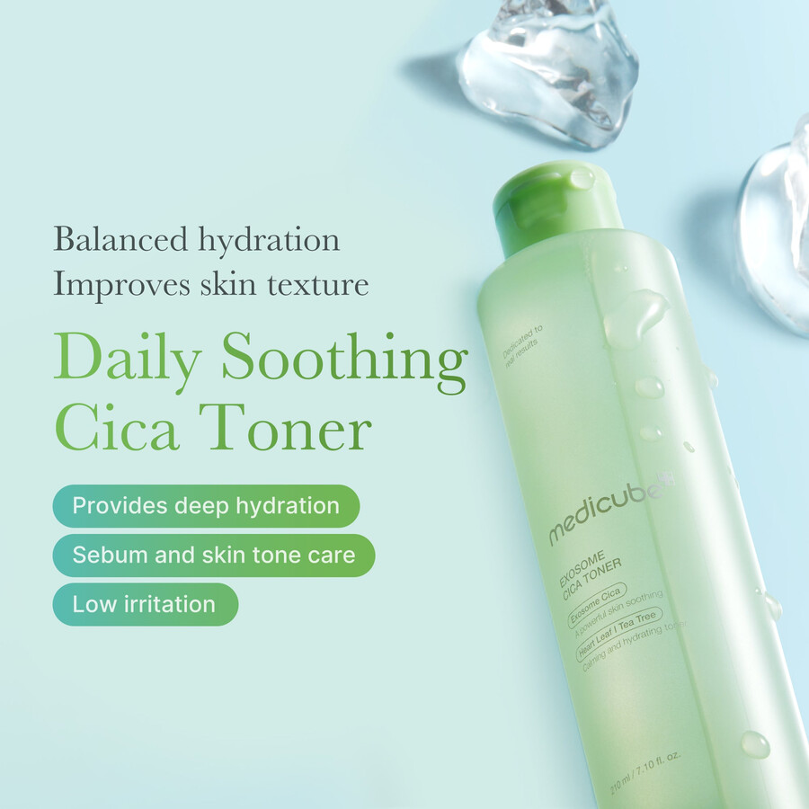 medicube exosome cica calming toner