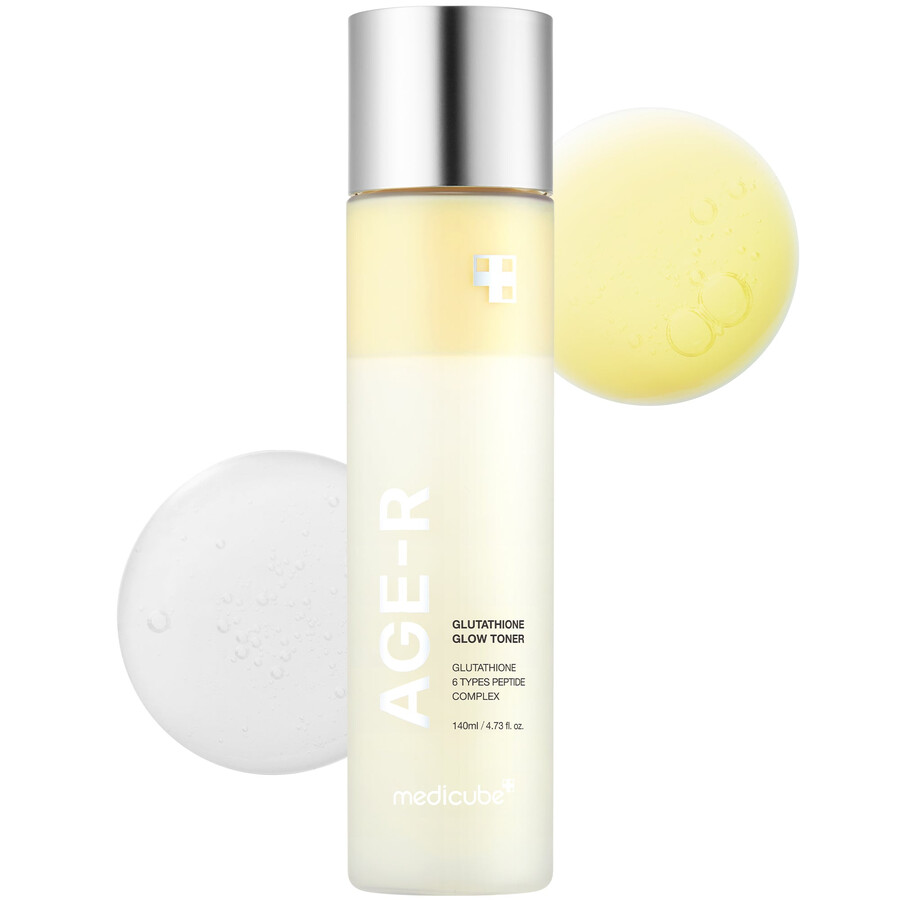 medicube age-r glutathione glow milk toner