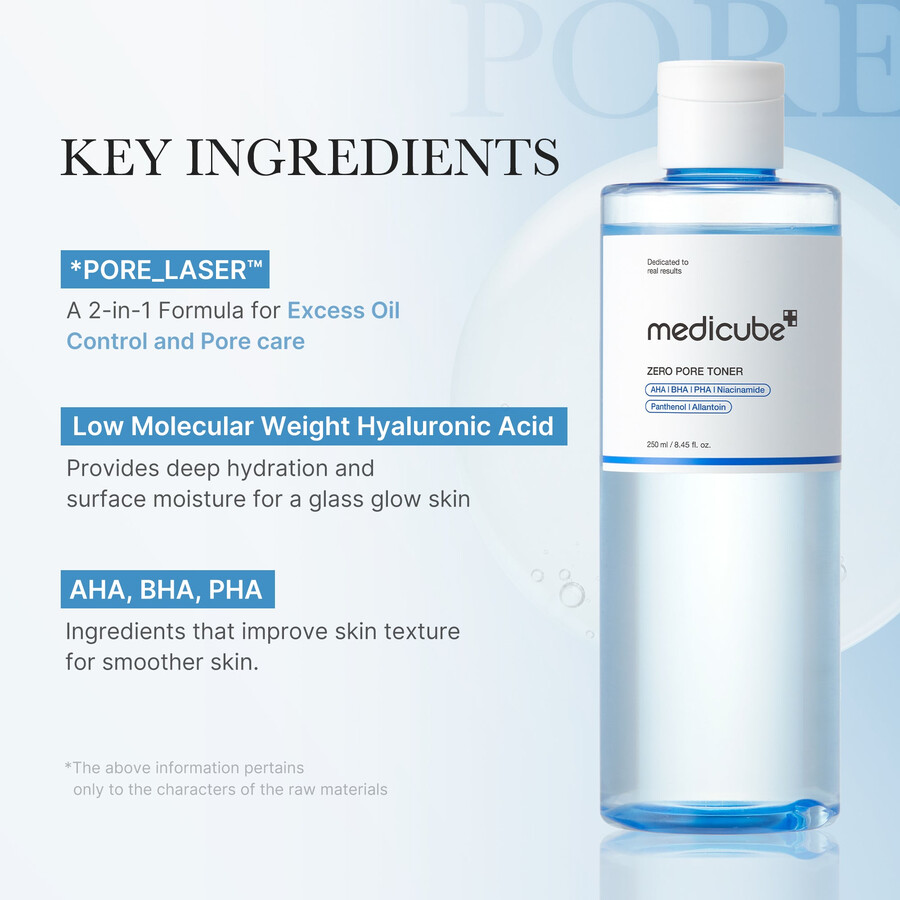 medicube zero pore toner